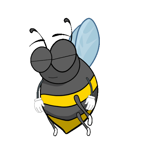 bee icon indicates active data